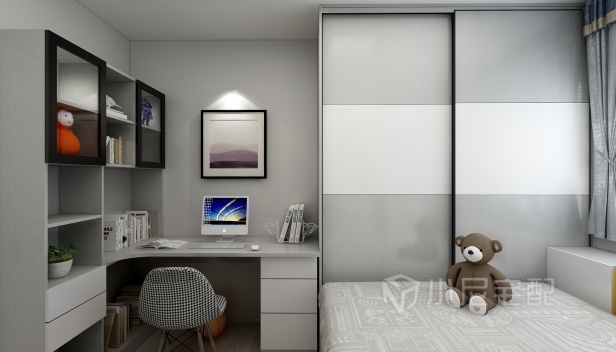 37.5㎡/兩室一廳一衛(wèi)/現代