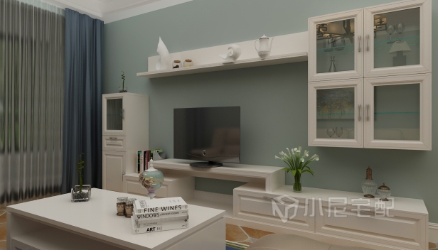 90㎡/兩室一廳一衛(wèi)/簡約