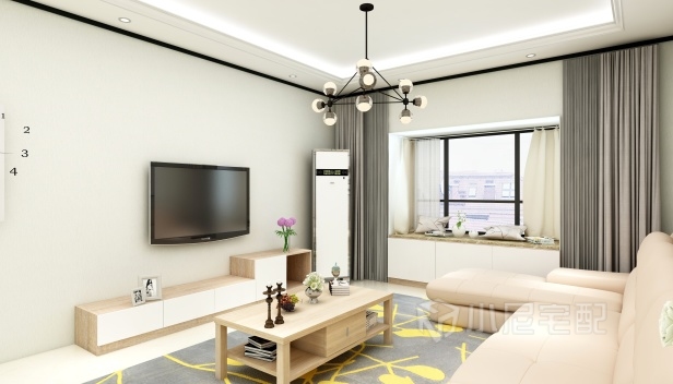 107㎡/三室兩廳兩衛(wèi)/簡(jiǎn)約