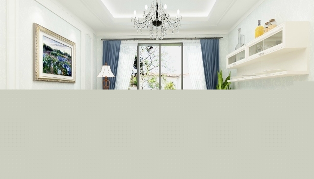 90㎡/兩室一廳一衛(wèi)/歐式