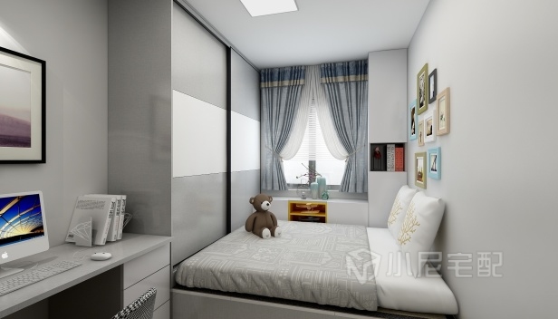 37.5㎡/兩室一廳一衛(wèi)/現代