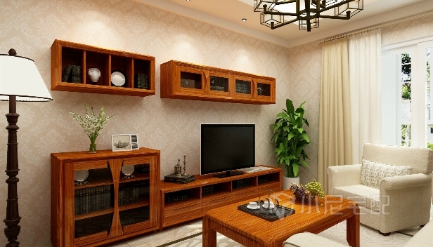 115㎡/三室一廳兩衛(wèi)/中式