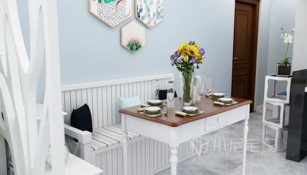 110㎡/三室兩廳一衛(wèi)/混搭